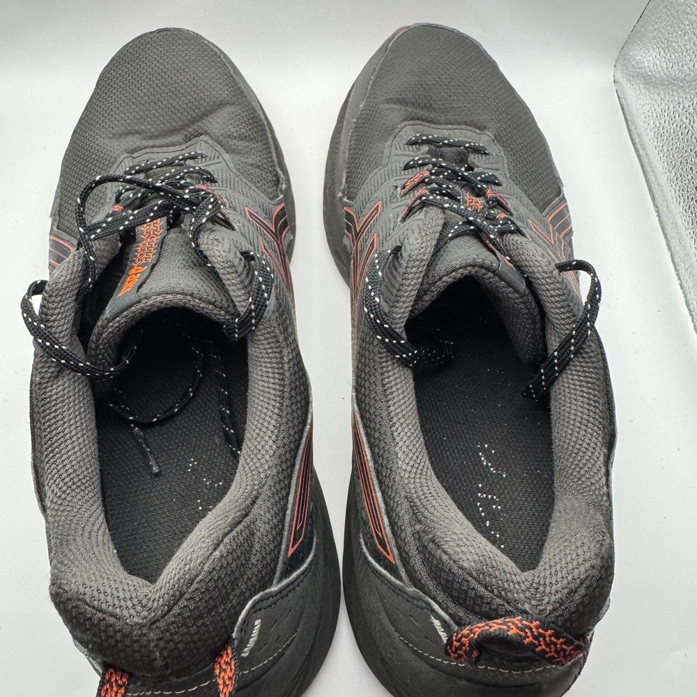 Asics Gel-Venture 9 Mens 12 Extra Wide Trail Running Shoes Grey Red 1011B488 - Picture 5 of 7